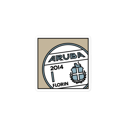Aruba Florin Sticker