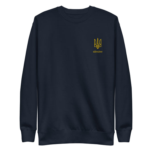 Ukraine Embroidered Crew