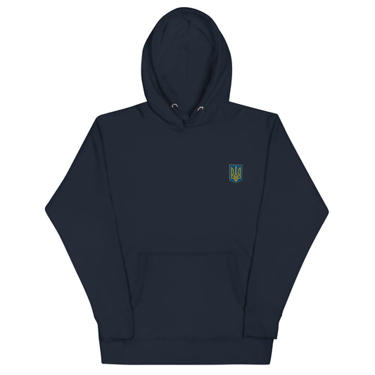 Ukraine Coat of Arms Embroidered Hoodie