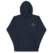 Kazakhstan Sun and Eagle Embroidered Hoodie