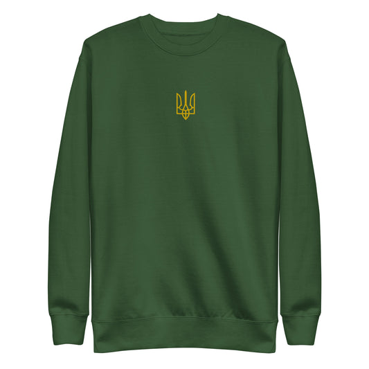 Ukraine Embroidered Crew (Center)