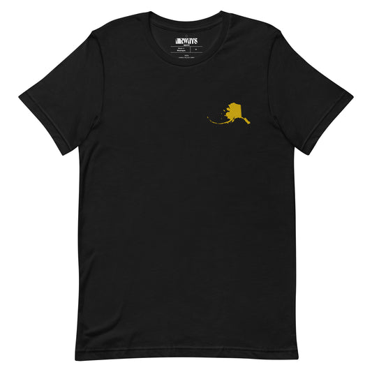 State of Alaska Embroidered Unisex T-Shirt