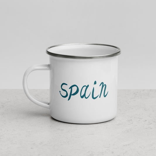 Spain Enamel Mug