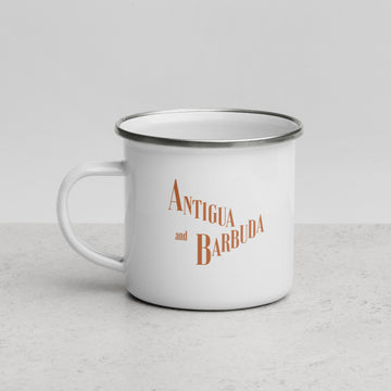 Antigua and Barbuda Enamel Mug