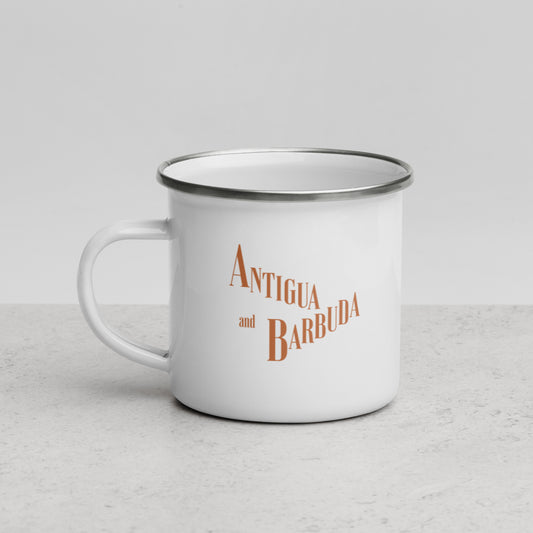Antigua and Barbuda Enamel Mug