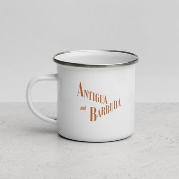 Antigua and Barbuda Enamel Mug