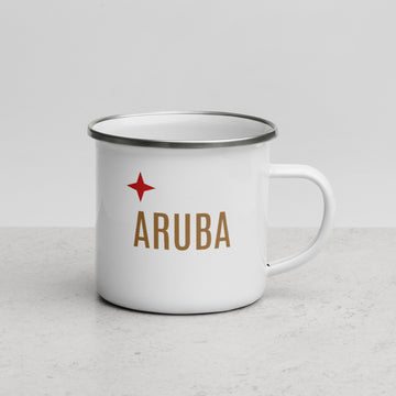 Aruba Star Enamel Mug
