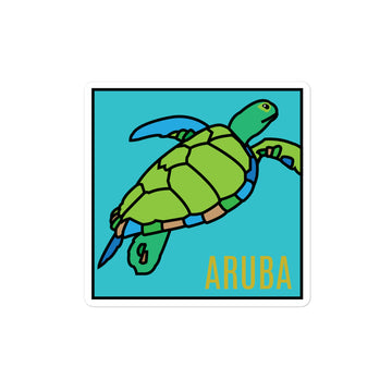 Aruba Turtle Sticker