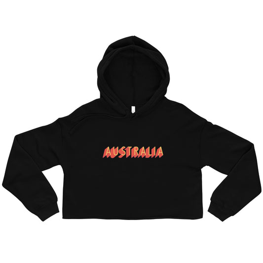 Australia Crop Hoodie
