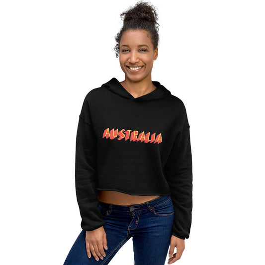 Australia Crop Hoodie