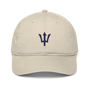 Barbados Trident Organic Embroidered Dad Hat