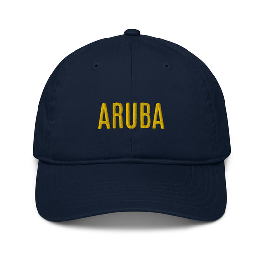 Aruba Organic Embroidered Dad Hat