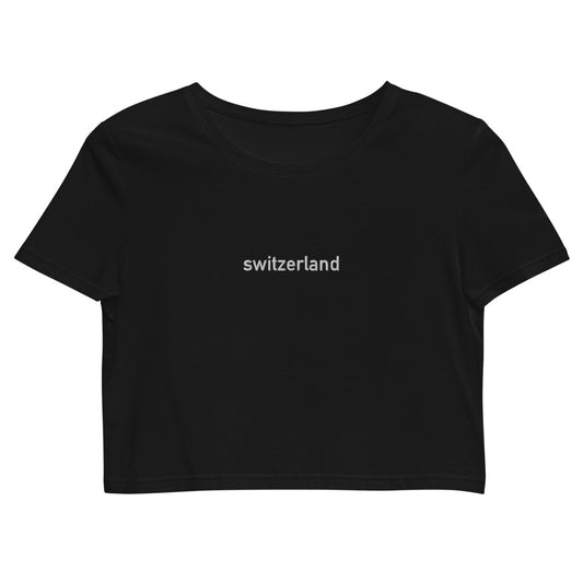 Switzerland Embroidered Organic Crop