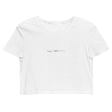 Switzerland Embroidered Organic Crop