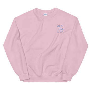 AUS TRA LIA Embroidered Crew