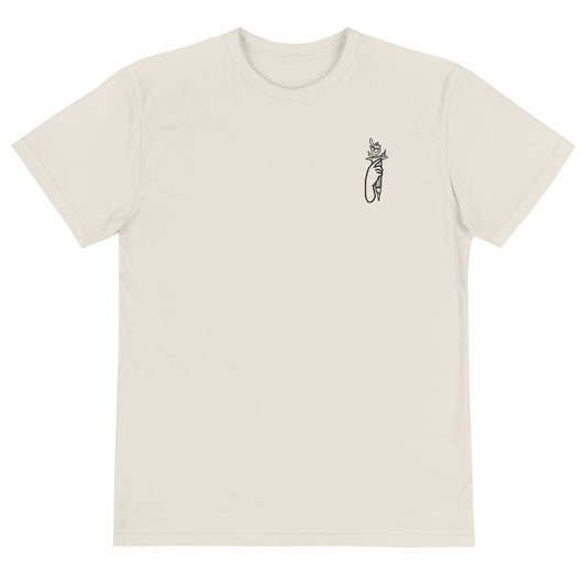 Lady Liberty Embroidered Sustainable T-Shirt