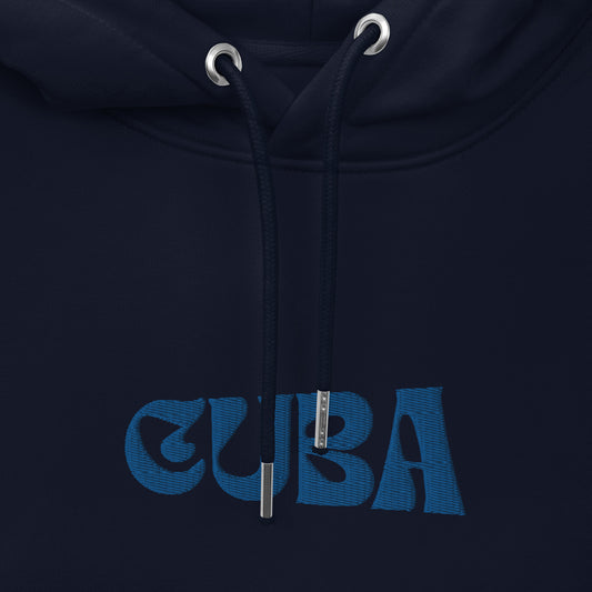 Cuba Embroidered Unisex Eco Hoodie