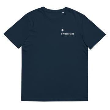 Switzerland Embroidered Organic T-Shirt