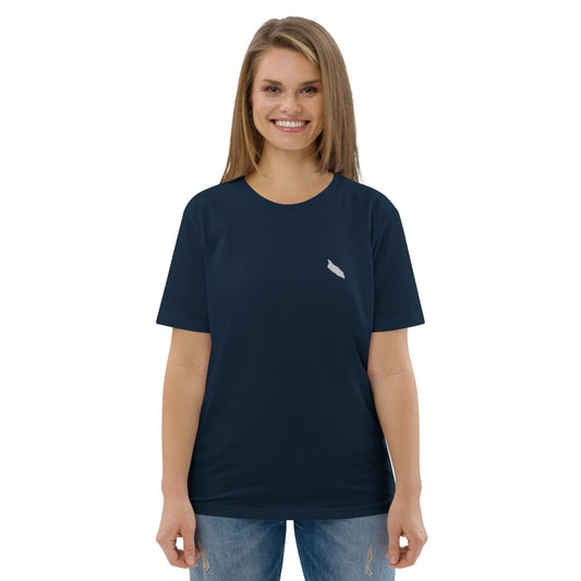 Aruba Map Embroidered Organic T-Shirt