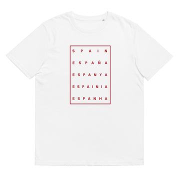 Languages of Spain Organic T-Shirt
