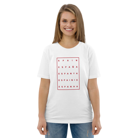 Languages of Spain Organic T-Shirt