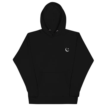Pakistan Crescent Moon and Star Embroidered Hoodie