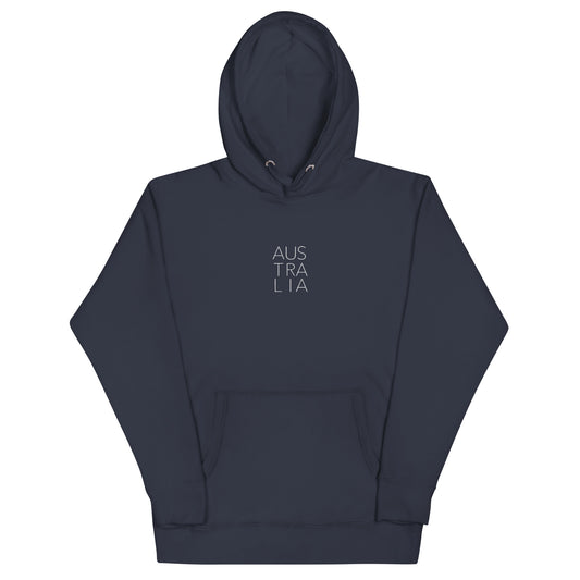 AUS TRA LIA Embroidered Unisex Hoodie