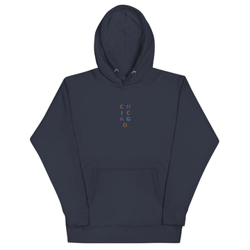 City of Chicago Embroidered Unisex Hoodie