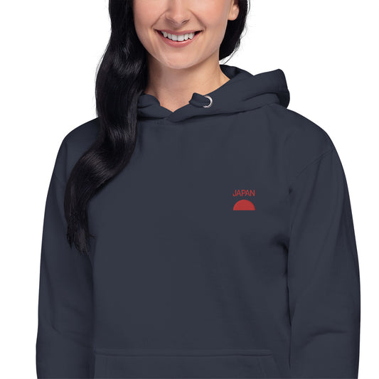 Japan Sun Embroidered Hoodie